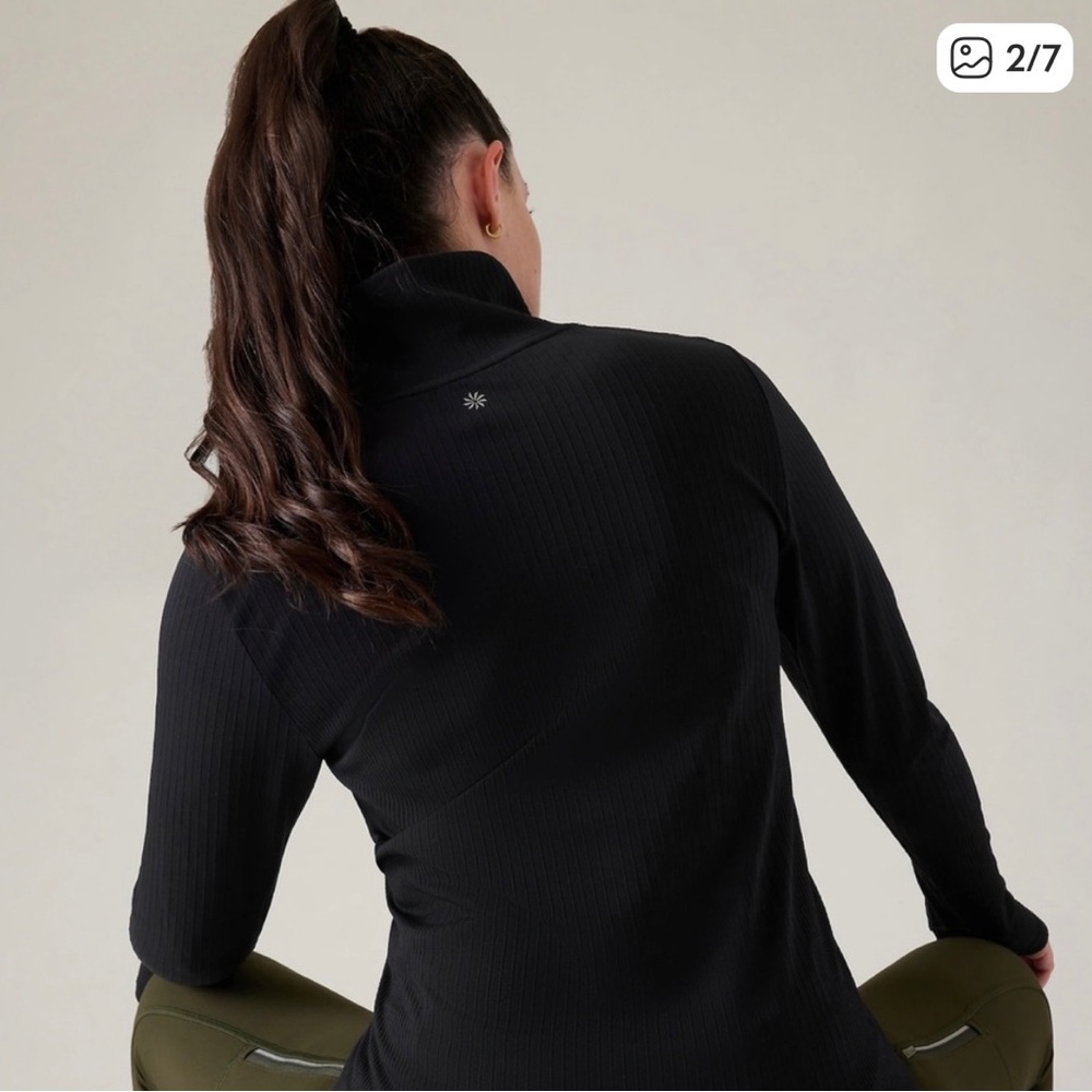 Athleta Women’s Flurry Peak Henley Top View 5